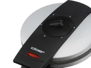 Cloer 1629 - Vaffelmaskin - 930 W - matt rustfritt stål