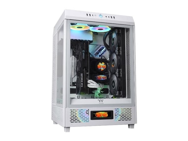 Thermaltake AC-062-OO6NAN-A1, Midi Tower, LCD panel kit, Hvit, Micro USB, USB (9 PIN), Thermaltake Tower 500