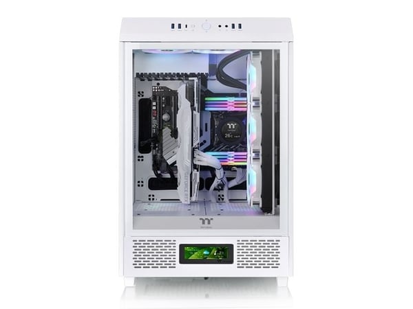 Thermaltake AC-062-OO6NAN-A1, Midi Tower, LCD panel kit, Hvit, Micro USB, USB (9 PIN), Thermaltake Tower 500