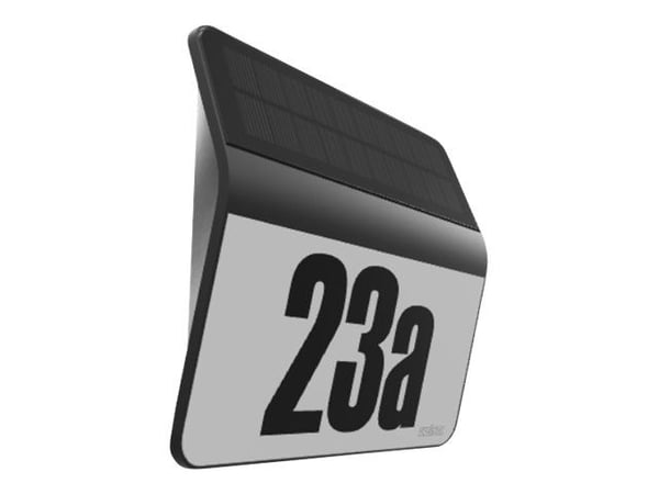 Steinel XSolar LH-N - House number wall lamp - LED - 0.03 W - 4000 K - opal, antrasitt