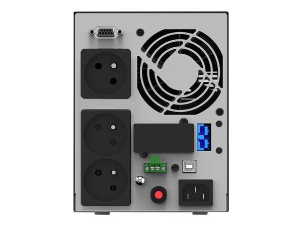 PowerWalker VFI 1000 AT FR - UPS - AC 80 - 300 V - 900 Watt - 1000 VA - 9 At - RS-232, USB - lähtöliittimet: 3