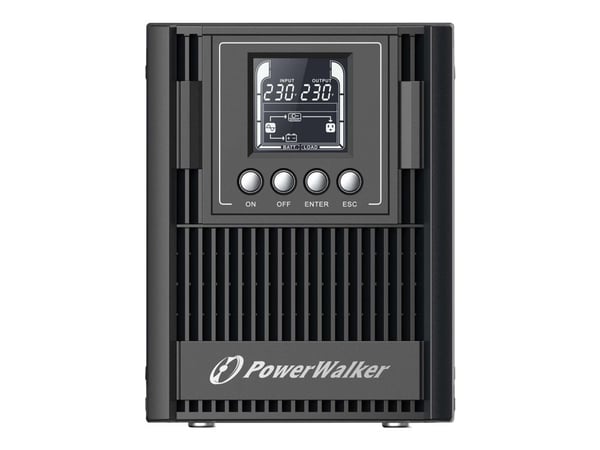 PowerWalker VFI 1000 AT FR - UPS - AC 80 - 300 V - 900 Watt - 1000 VA - 9 At - RS-232, USB - lähtöliittimet: 3