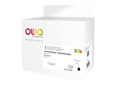 OWA - 170 ml - svart - kompatibel - gjenfabrikert - blekkpatron (alternativ for: Epson T7441) - for Epson WorkForce ST-4000; WorkForce Pro WP-4015 ...
