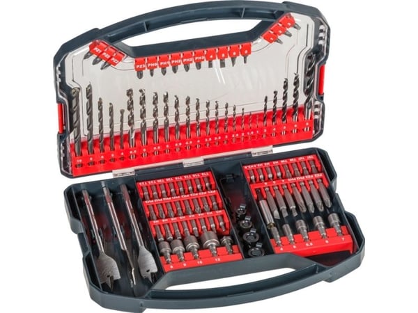 kwb 109110, Drill, Drill Sett, Murstein, Metall, Tre, Box, 101, 55, Cross, Flat