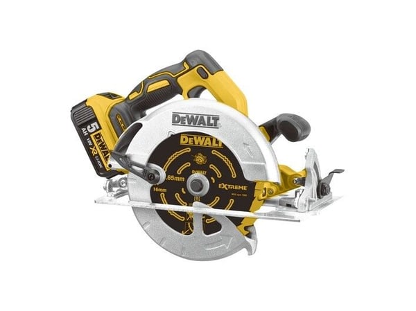 DeWALT DCS570NT-XJ, Lastulevy, Kipsilevy, Puu, Musta, Keltainen, Harjaton, 18,4 cm, 5500 RPM, 6,4 cm - SOLO