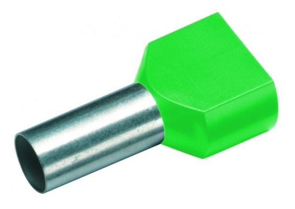Cimco 182420, Päätyholkki, Peltipurkki, Suora, Vihreä, Metallinen, Kupari, 6 mm²