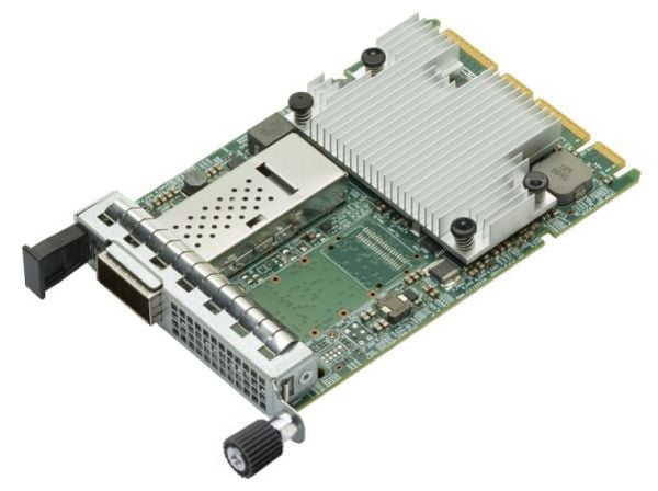Broadcom BCM957504-N1100G - Nettverksadapter - PCIe 4.0 x16 - 100 Gigabit QSFP56 x 1