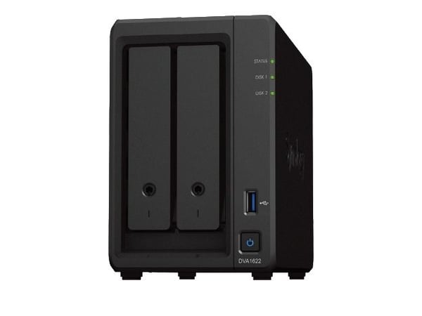 Synology Deep Learning NVR DVA1622 - NVR - 16 kanaler - med nettverk