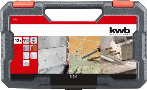 Einhell Kwb SDS-Plus poran ja taltan sarja 12 osaa