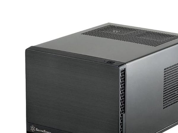 SilverStone SUGO SG13 - Tower - Mini-DTX - ingen strømforsyning (AT / PS/2) - svart - USB/lyd