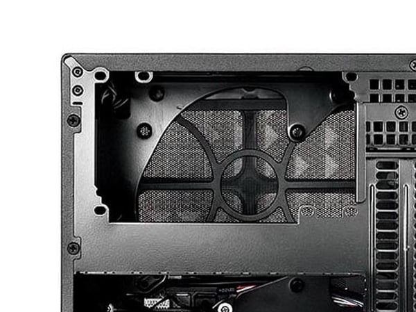 SilverStone SUGO SG13 - Tower - Mini-DTX - ingen strømforsyning (AT / PS/2) - svart - USB/lyd