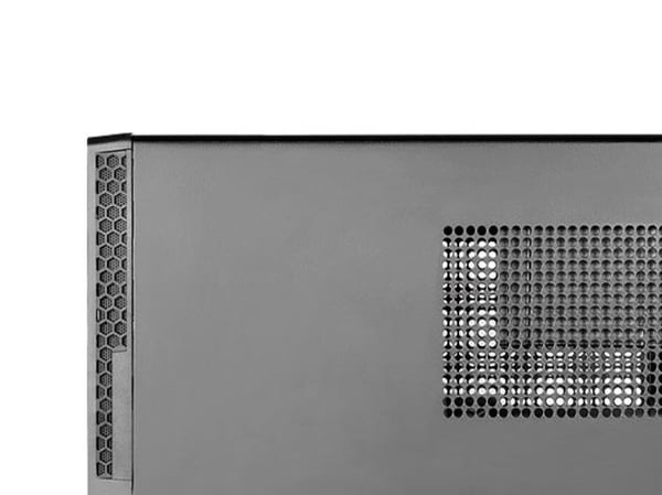 SilverStone SUGO SG13 - Tower - Mini-DTX - ingen strømforsyning (AT / PS/2) - svart - USB/lyd