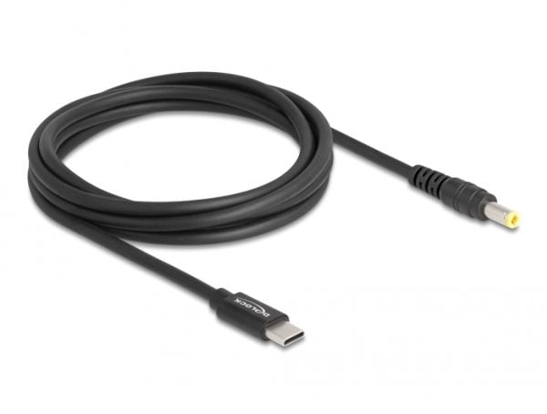 DeLOCK 87978, 1,5 m, USB C, 5.5 x 2.5 mm, 20 V