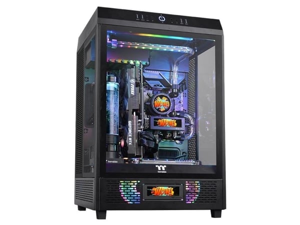 Thermaltake LCD panel kit svart for The Tower 500
