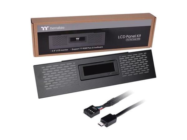 Thermaltake LCD panel kit svart for The Tower 500