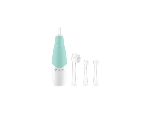 TrueLife SonicBrush Baby G, Barn, Ultraljudstandborste, Mjuk, 32000 rörelser per minut, Vit, 4 x 30 sec
