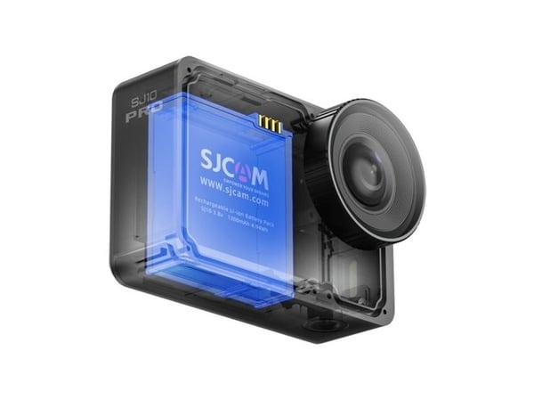 SJCAM SJ10 Pro, 4K Ultra HD, 12 MP, 60 fps, Wi-Fi, 1300 mAh, 85 g
