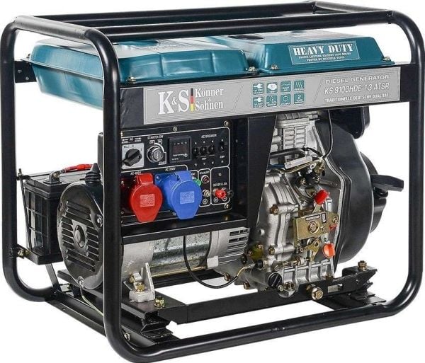 KÖNNER &amp; SÖHNEN DIESEL GENSET/GENERATOR 7.0KW 230/400V KS 9100HDE-1/3 ATSR