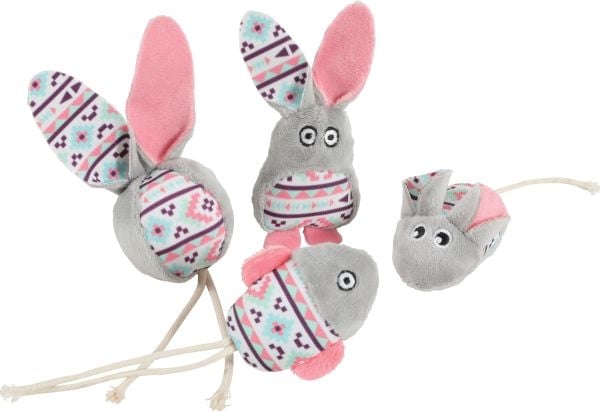 Zolux ZOLUX Cat toy KALI rabbit gray color
