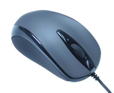 MediaRange MROS201, Molempikätinen, Optinen, USB A-tyyppi, 1000 DPI, Musta, Harmaa