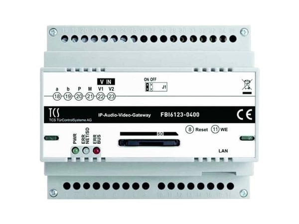 Jacobelc TCS FBI6123-0400 IP-gateway BASIC 2.0 opptil 5 ringemål i IP-nettverket (FBI6123-0400)