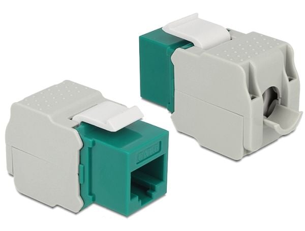 Delock - Modulinnlegg - CAT 6 - UTP - RJ-45 - grønn