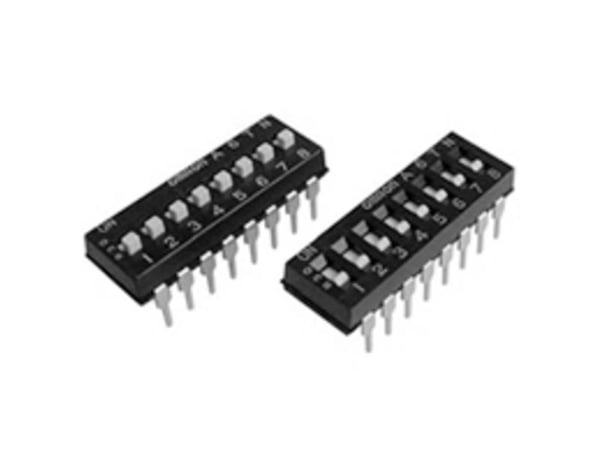 Omron DIP-kytkin Poltal 8 THT 1 kpl Pussi