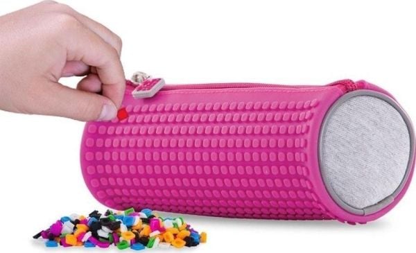 Grå-pink tubblyantetui PXA-05-W15 90578