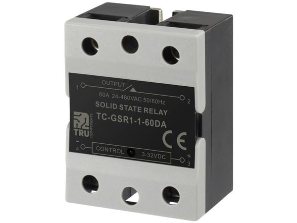 TRU COMPONENTS halvlederrelé TC-GSR-1-60DA 60 A koblingsspenning (maks.) 480 V/AC 1 stk