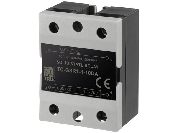 TRU COMPONENTS halvlederrelé TC-GSR-1-10DA 10 A koblingsspenning (maks.): 480 V/AC likestrømskobling 1 stk