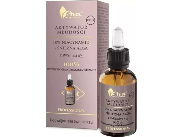 Ava AVA Youth Activator Serum 10% Niacinamid og snøalger 30ml