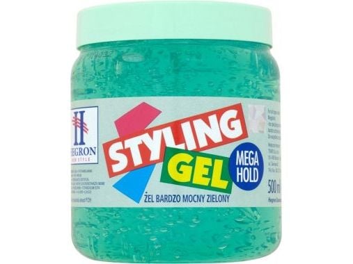 Hegron Hårgelé 500 ml grønn
