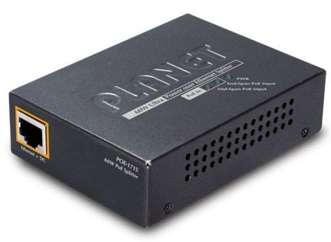 PLANET POE-171S - PoE fordeler - 56 V - 60 Watt