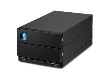 LaCie 2big Dock STLG20000400 - Harddiskarray - 20 TB - 2 brønner (SATA-600) - HDD 10 TB x 2 - Thunderbolt 4, USB 3.2 Gen 2 (ekstern) - med 5-års Re...