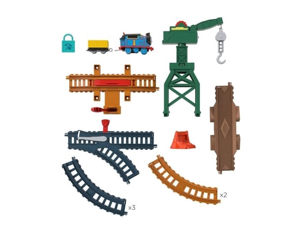 Fisher-Price Thomas & Friends HGY78, Juna ja ratasetti, 3 vuosi/vuosia, AAA, Valikoidut värit