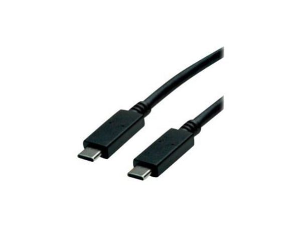Secomp 11.44.9052, 0,5 m, USB C, USB C, USB 3.2 Gen 2 (3.1 Gen 2), 10 Gbit/sek., Sort