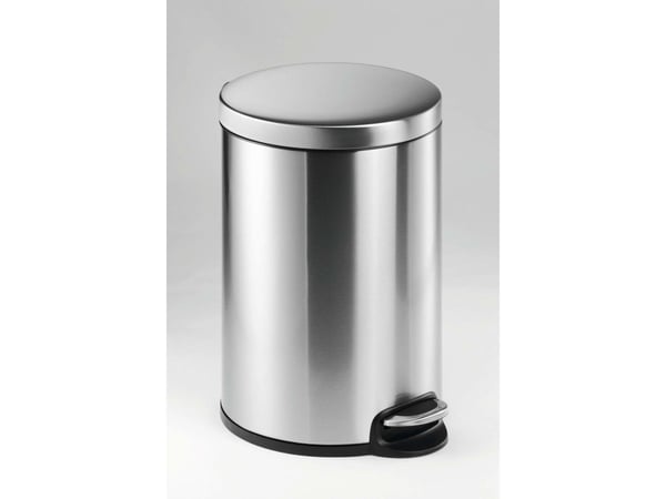 Durable 340223, 20 l, Rund, Rustfritt stål, Rustfritt stål, Pedal, Rustfritt stål