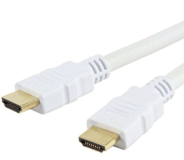 Techly ICOC-HDMI-4-010WH, 1 m, HDMI Type A (Standard), HDMI Type A (Standard), 4096 x 2160 piksler, 3D, Hvit