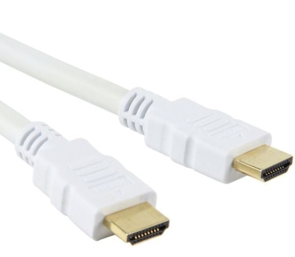 Techly ICOC-HDMI-4-010WH, 1 m, HDMI Type A (Standard), HDMI Type A (Standard), 4096 x 2160 piksler, 3D, Hvit