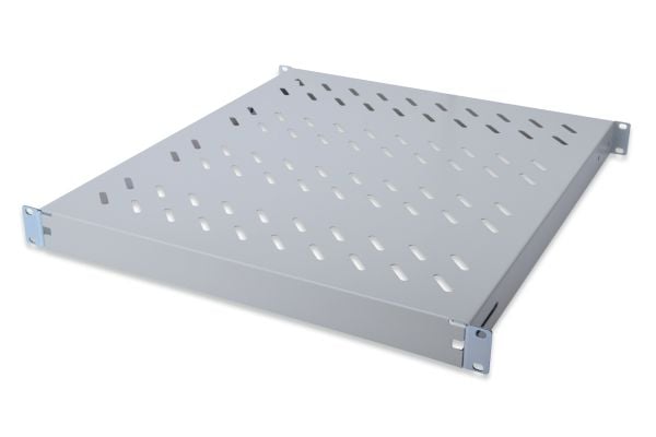 DIGITUS - Rack-hylle - RAL 7035, grå - 1U - 19"