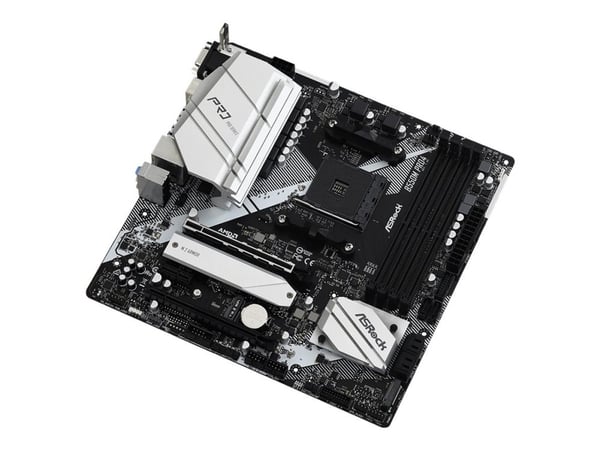 ASRock B550M Pro4 - Hovedkort - micro ATX - Socket AM4 - AMD B550 Chipset - USB-C Gen2, USB 3.2 Gen 1, USB 3.2 Gen 2 - Gigabit LAN - innbygd grafik...
