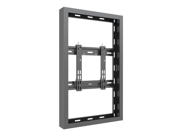 Multibrackets M Pro Series - Innhegning - lav profil - for digitalt skiltingspanel - liten - stål - svart - skjermstørrelse: 32" - veggmonterbar