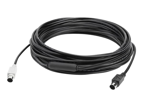 Logitech GROUP - Forlengelseskabel for kamera - PS/2 hann til PS/2 hann - 10 m