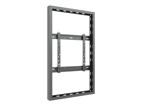Multibrackets M Pro Series - Hölje - för LCD-display - medium - stål - svart - skärmstorlek: 50" - väggmonterbar