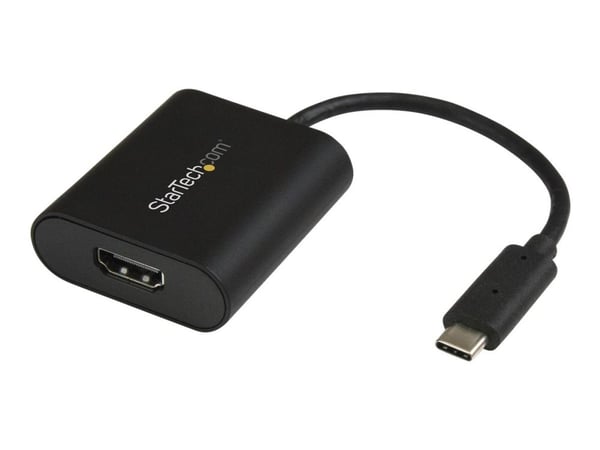 Startech USB C to 4K HDMI Adapter - 4K 60Hz - Thunderbolt 3 Compatible - USB Type C to HDMI Video Display Adapter (CDP2HD4K60SA) - Video adapter - ...