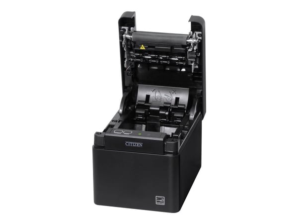 Citizen CT-E301 - Kvitteringsskriver - tofarget (monokrom) - direktetermisk - Rull (7,95 cm), Rull (5,75 cm) - 203 dpi - inntil 250 mm/sek - USB 2....