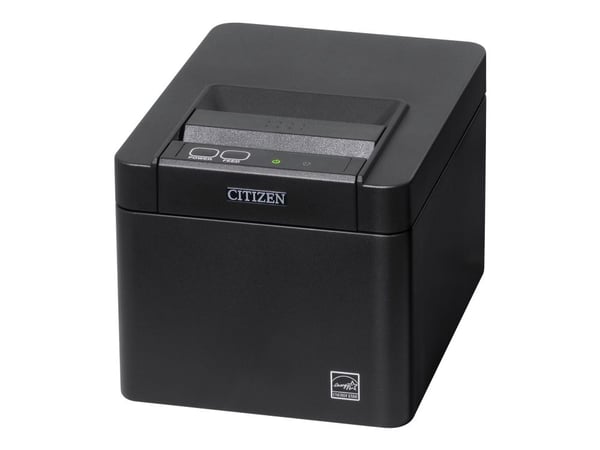 Citizen CT-E301 - Kvitteringsskriver - tofarget (monokrom) - direktetermisk - Rull (7,95 cm), Rull (5,75 cm) - 203 dpi - inntil 250 mm/sek - USB 2....