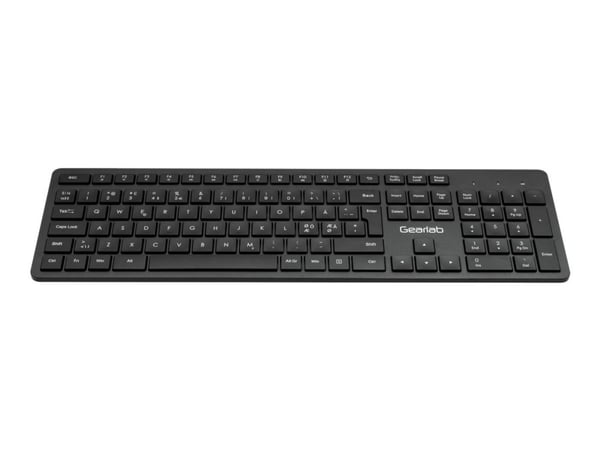 eSTUFF G220 - Tastatur - trådløs - 2.4 GHz - QWERTY - Nordisk - svart