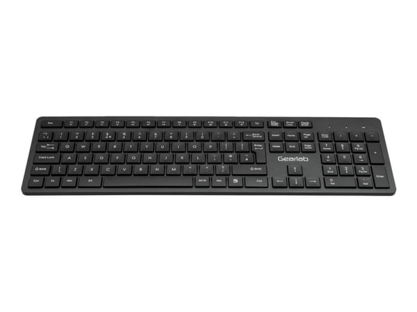 eSTUFF G220 - Tastatur - trådløs - 2.4 GHz - QWERTY - Storbritannia - svart