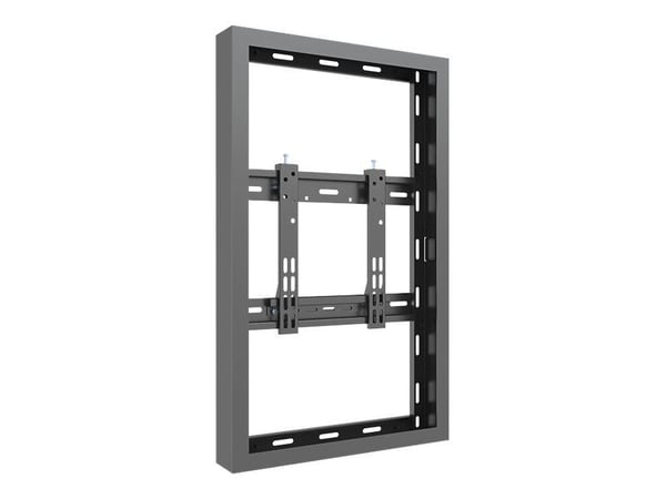 Multibrackets M Pro Series - Innhegning - lav profil - for digitalt skiltingspanel - liten - stål - svart - skjermstørrelse: 32" - veggmonterbar